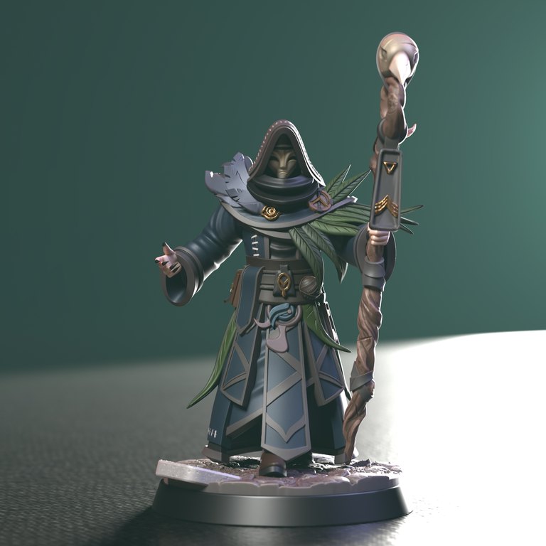 Galeleaf — Ahlir Faiser token & 5e stat block by Clay Cyanide