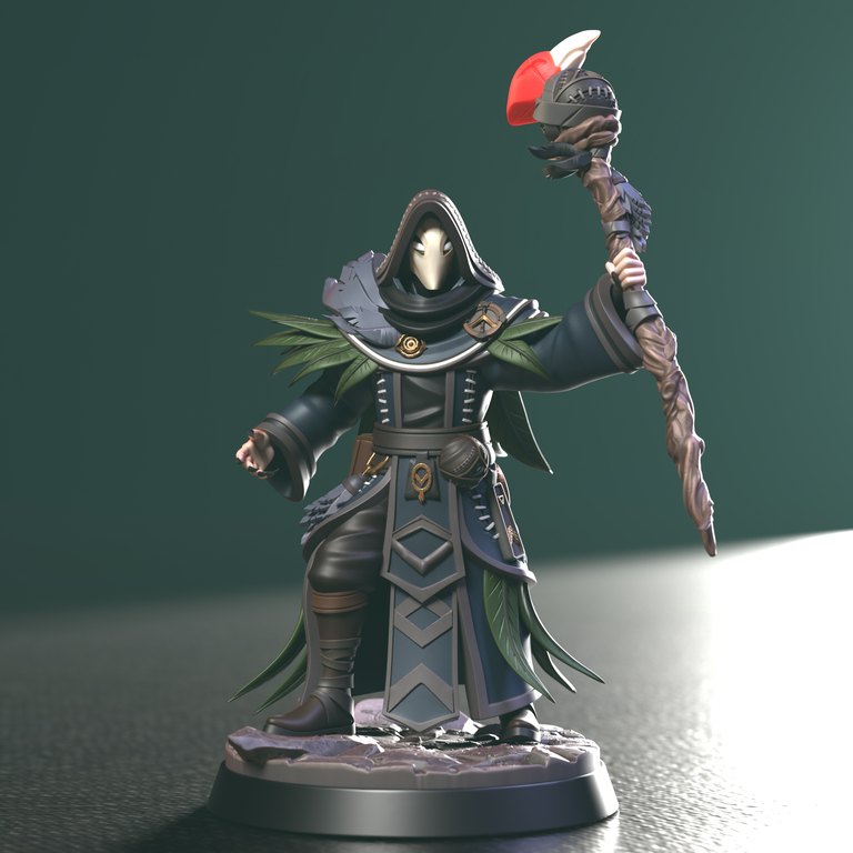 Mosswhisper — Ahlir Faiser token & 5e stat block by Clay Cyanide