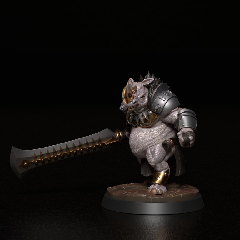 Mansa — Battle Borta token & 5e stat block by Clay Cyanide