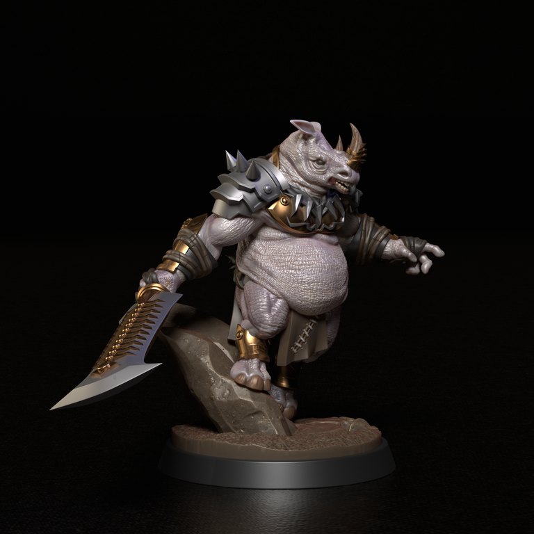 Menelik — Battle Borta token & 5e stat block by Clay Cyanide