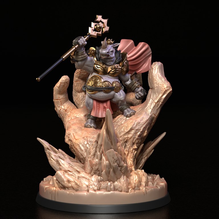 Mwanga — Battle Borta token & 5e stat block by Clay Cyanide
