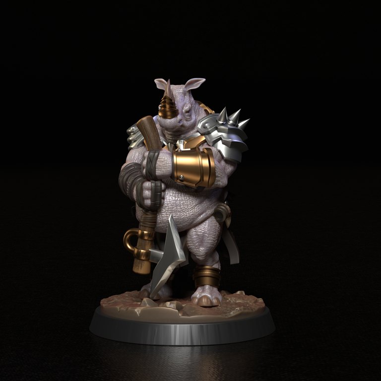 Shaka — Battle Borta token & 5e stat block by Clay Cyanide