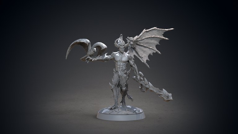 Aduic — Fallen Watchers token & 5e stat block by Clay Cyanide