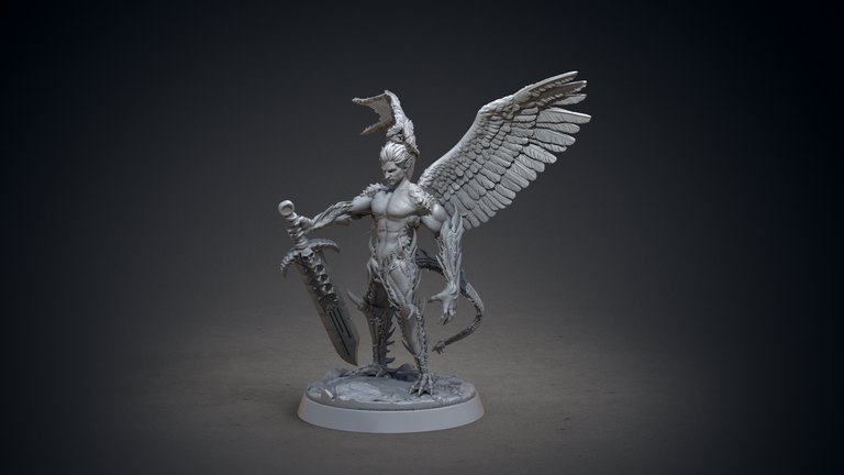 Haragan — Fallen Watchers token & 5e stat block by Clay Cyanide