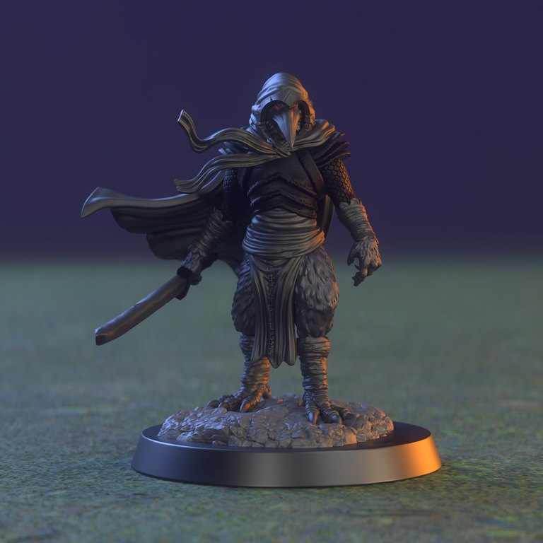 Curie — Grim Flock token & 5e stat block by Clay Cyanide