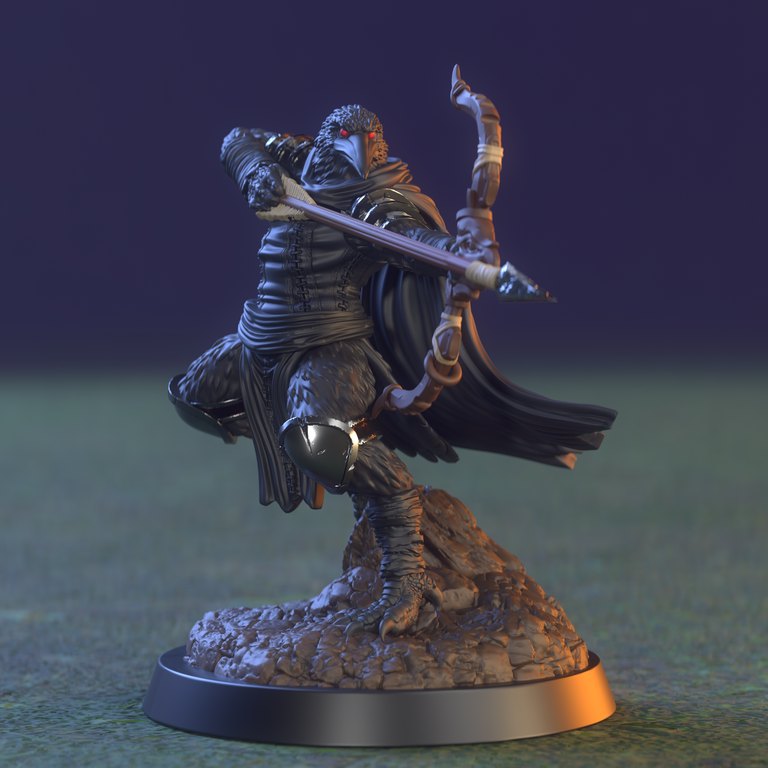 Darwin — Grim Flock token & 5e stat block by Clay Cyanide