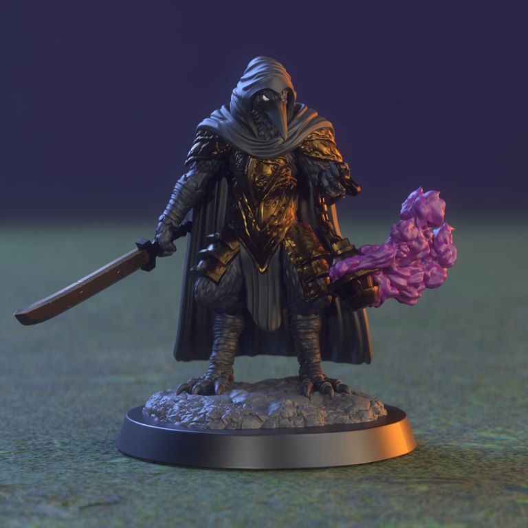 Galilei — Grim Flock token & 5e stat block by Clay Cyanide