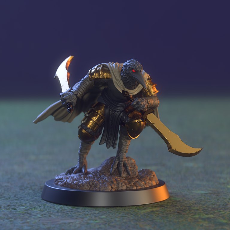 Newton — Grim Flock token & 5e stat block by Clay Cyanide