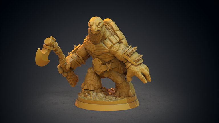 Ham — Kukurikapu, the monastery of Turtle-folk token & 5e stat block by Clay Cyanide