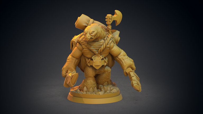 Japeth — Kukurikapu, the monastery of Turtle-folk token & 5e stat block by Clay Cyanide
