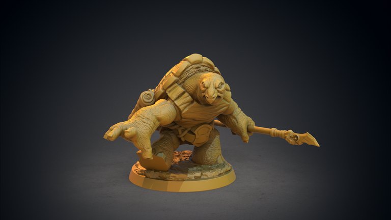 Kimby — Kukurikapu, the monastery of Turtle-folk token & 5e stat block by Clay Cyanide