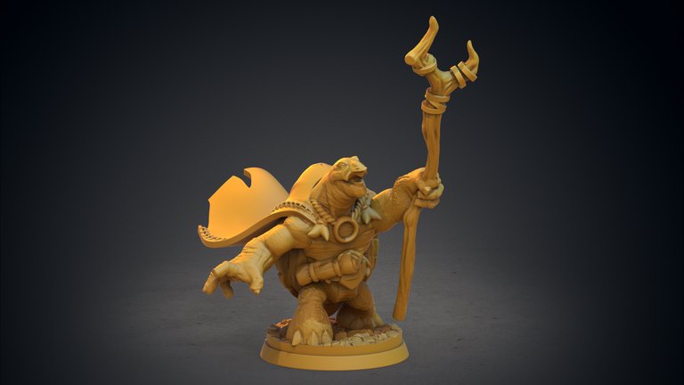Shem — Kukurikapu, the monastery of Turtle-folk token & 5e stat block by Clay Cyanide