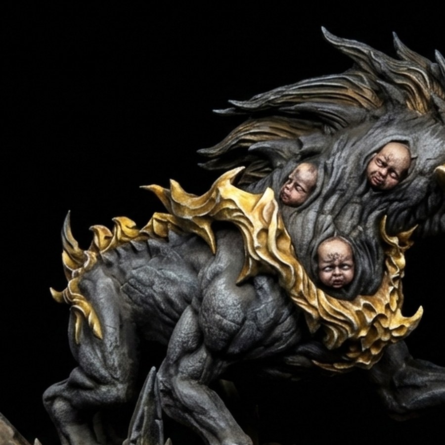 Agares Hound — Legion of Agares token & 5e stat block by Clay Cyanide