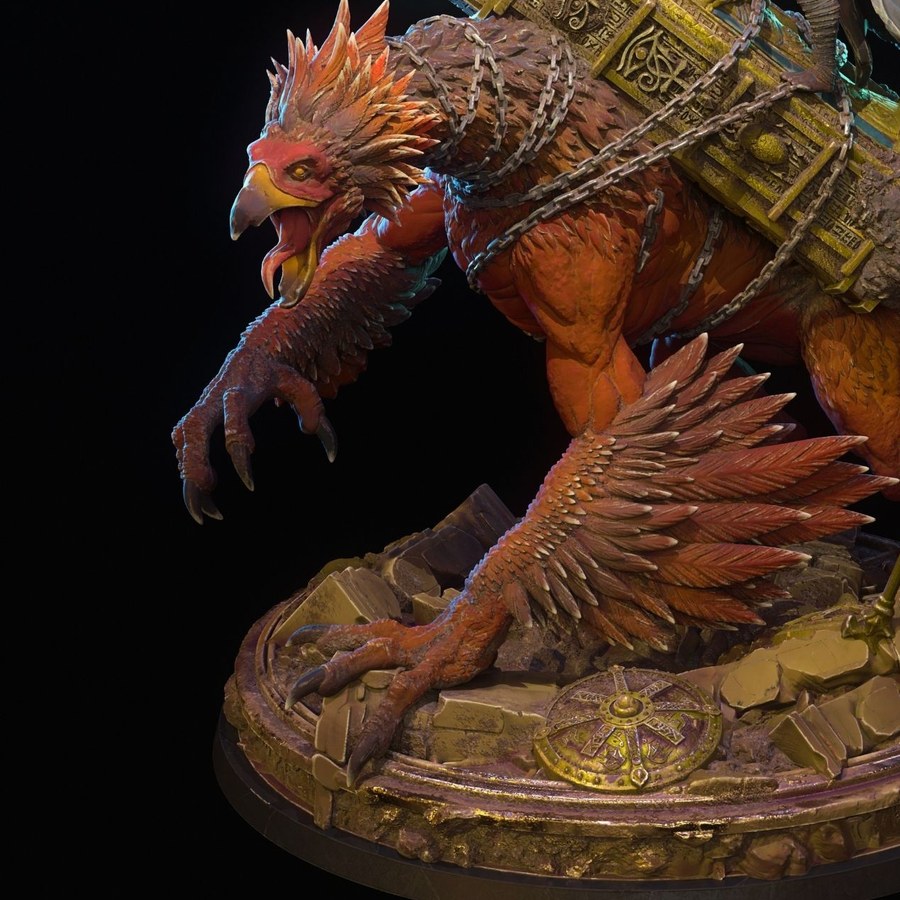 Nekhbet — Legion of Agares token & 5e stat block by Clay Cyanide