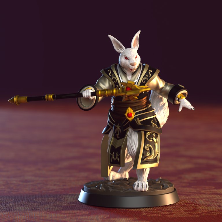 Celeste — Lunar Cottontails token & 5e stat block by Clay Cyanide