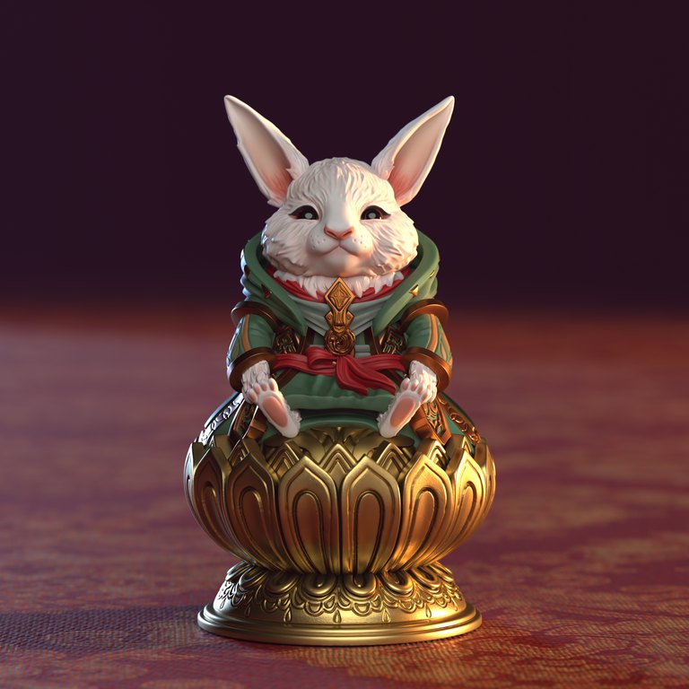 Cinnamon — Lunar Cottontails token & 5e stat block by Clay Cyanide