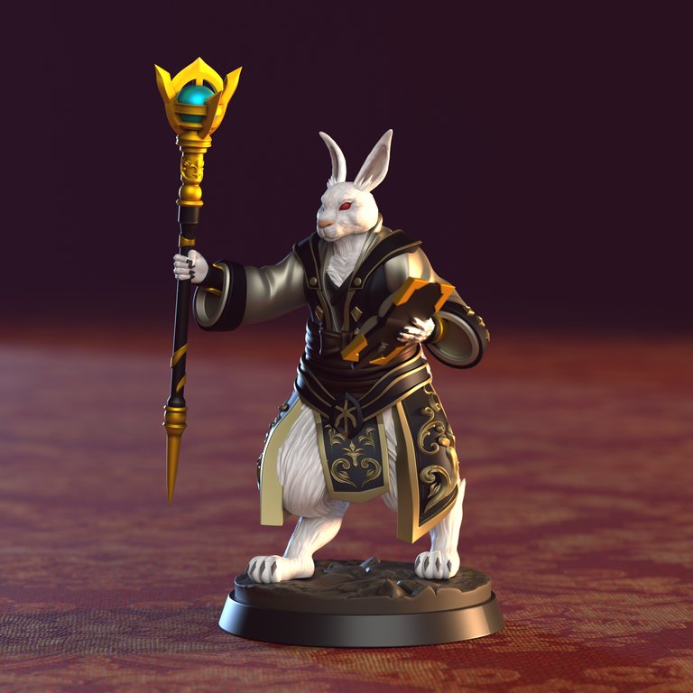 Clover — Lunar Cottontails token & 5e stat block by Clay Cyanide