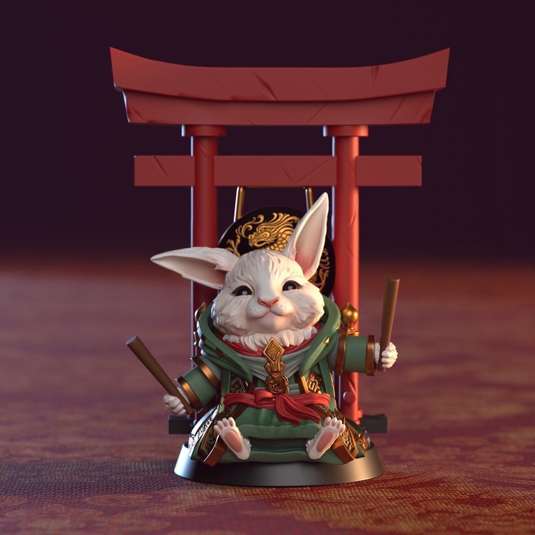 Cotton — Lunar Cottontails token & 5e stat block by Clay Cyanide