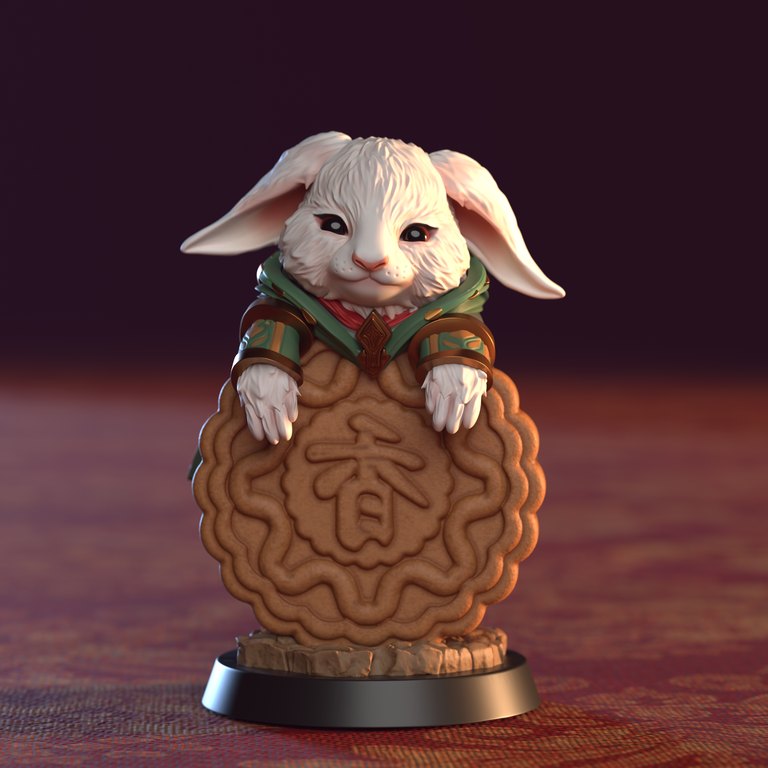 Puffy — Lunar Cottontails token & 5e stat block by Clay Cyanide