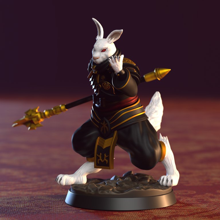 Thumper — Lunar Cottontails token & 5e stat block by Clay Cyanide