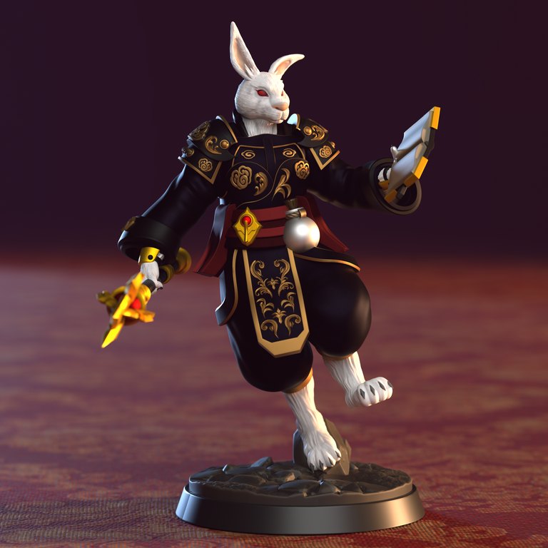 Willow — Lunar Cottontails token & 5e stat block by Clay Cyanide