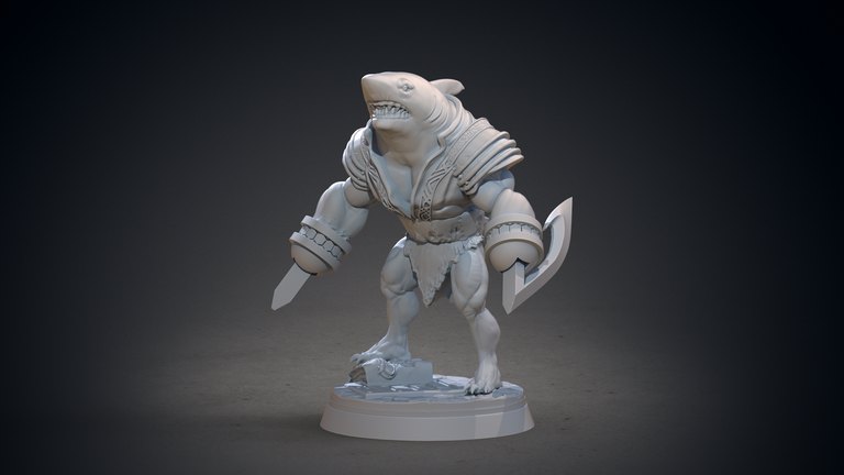 Gene — Pirate Sharks token & 5e stat block by Clay Cyanide