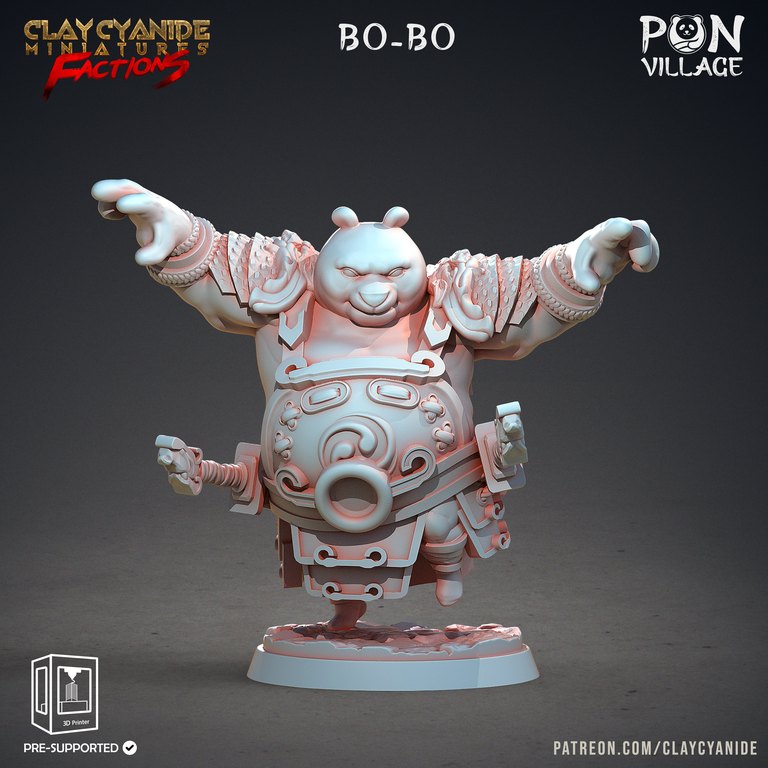 Bo Bo — PON Village token & 5e stat block by Clay Cyanide