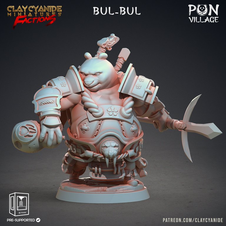 Bul Bul — PON Village token & 5e stat block by Clay Cyanide
