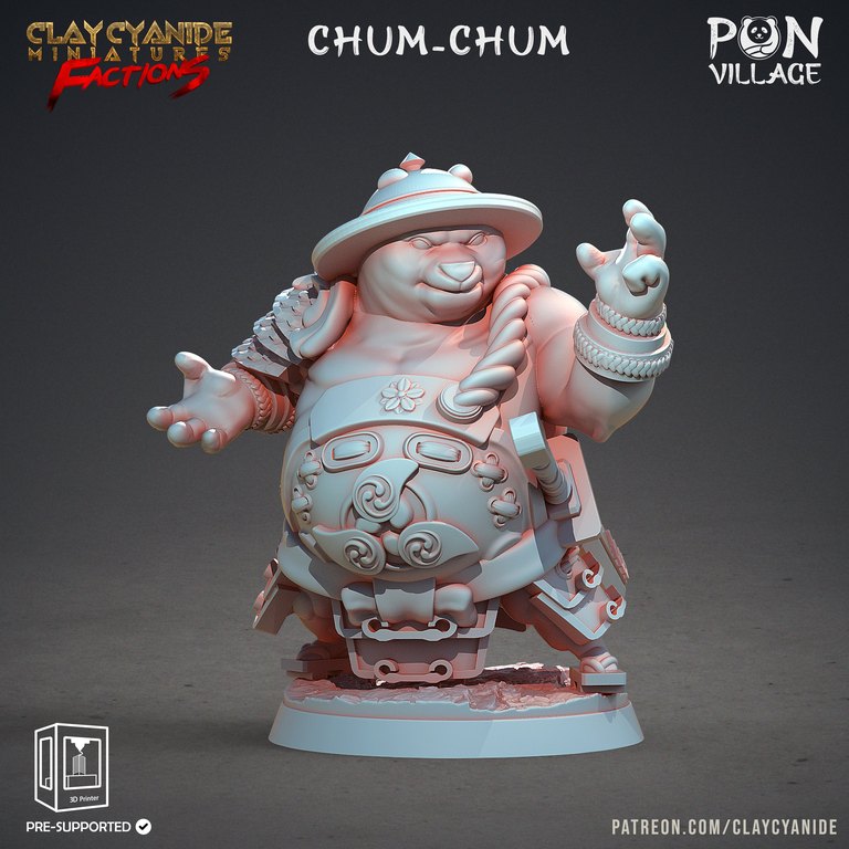 Chum Chum — PON Village token & 5e stat block by Clay Cyanide