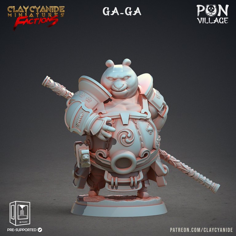 Ga Ga — PON Village token & 5e stat block by Clay Cyanide