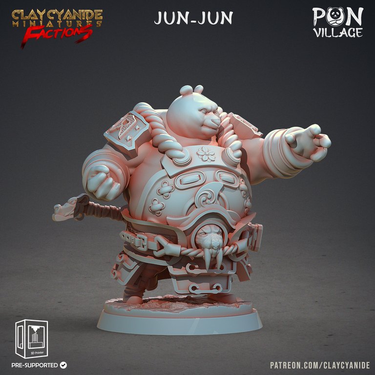 Jun Jun — PON Village token & 5e stat block by Clay Cyanide