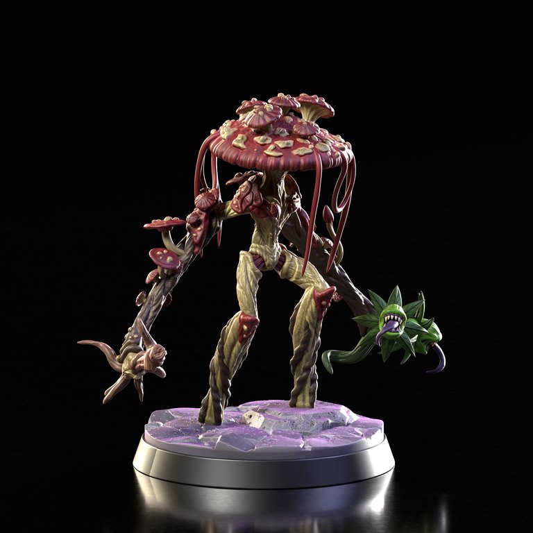 Beardmoss — Shroomkin token & 5e stat block by Clay Cyanide