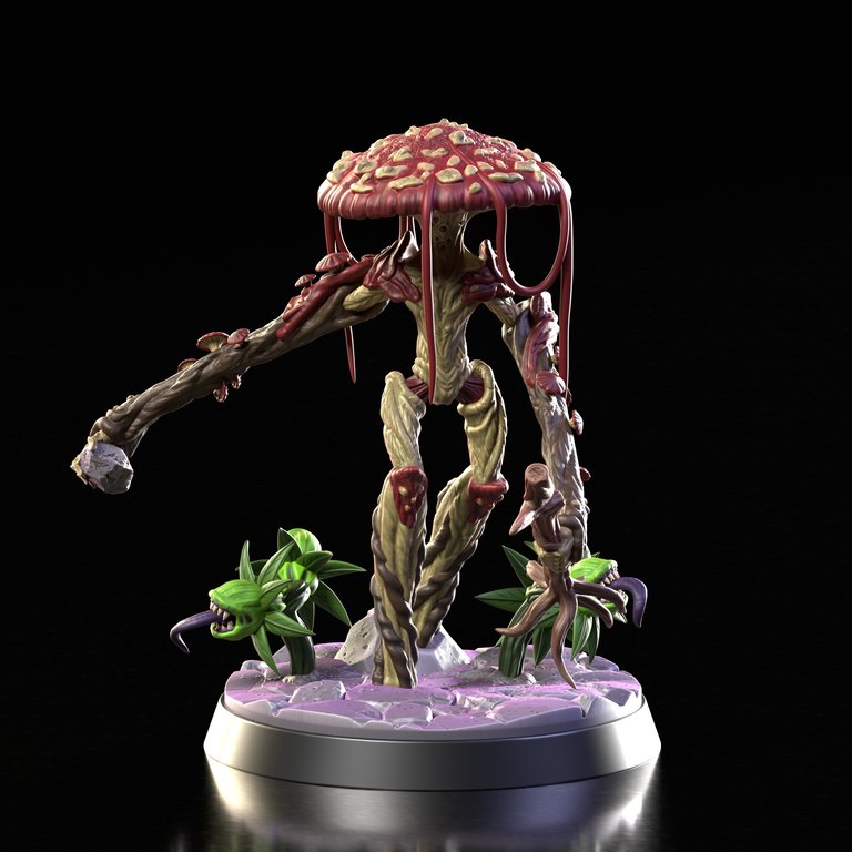 Sporelark — Shroomkin token & 5e stat block by Clay Cyanide