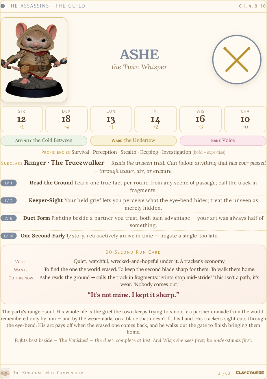 Ashe — compendium page