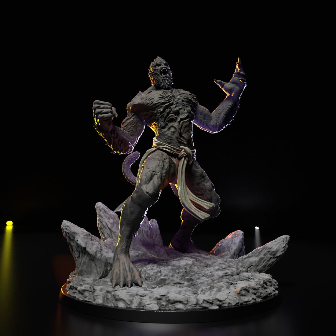 Stone Monkey angle 2