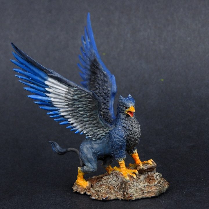2nd Guardian: Gryffon — Dark Fantasy Monsters STL miniature by Clay Cyanide