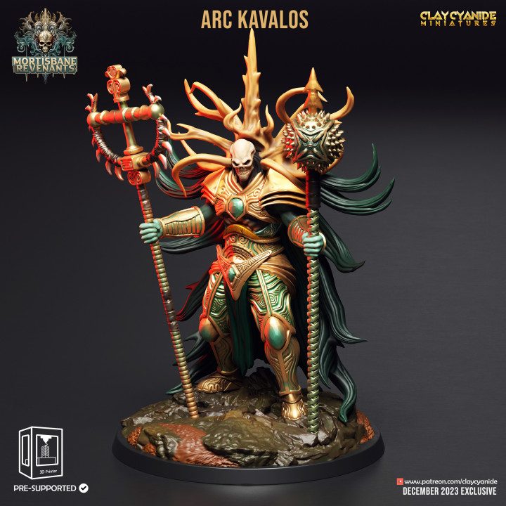 Arc Kavalos — Clay Cyanide Collection STL miniature by Clay Cyanide
