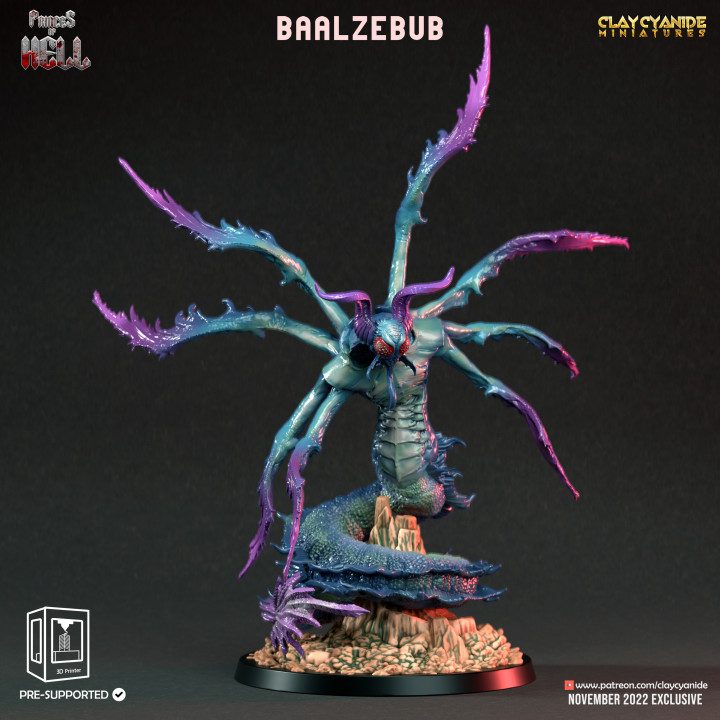 Baalzebub — Ars Goetia STL miniature by Clay Cyanide