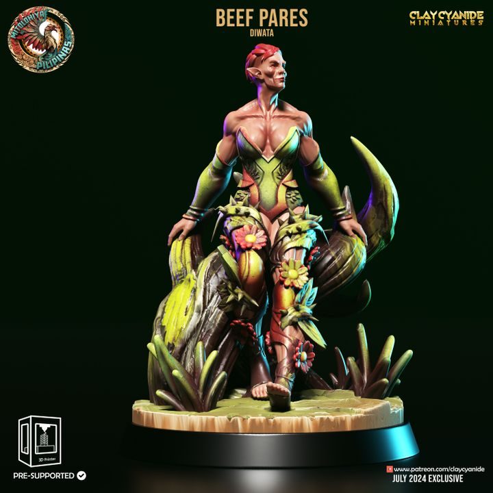 Beef Pares — Clay Cyanide Collection STL miniature by Clay Cyanide