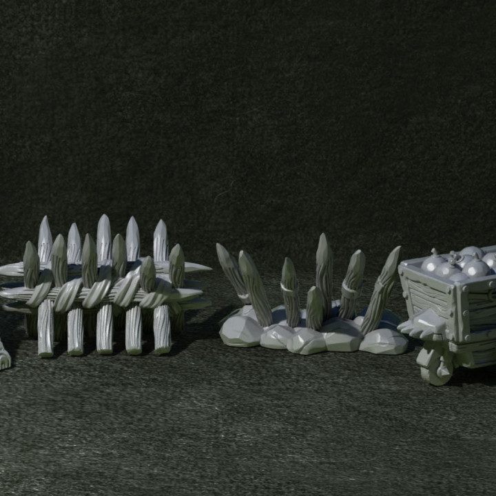 Bomb Cart — Terrain & Dungeon Props STL miniature by Clay Cyanide