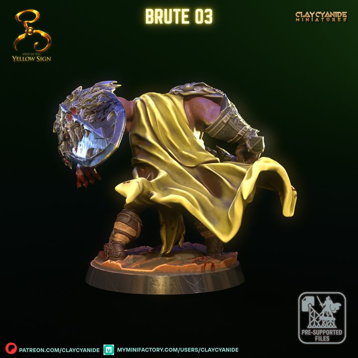 BRUTE 03 — Clay Cyanide Collection STL miniature by Clay Cyanide