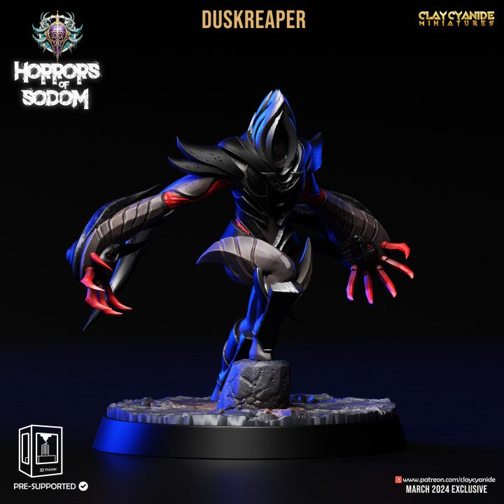 Duskreaper — Dark Fantasy Monsters STL miniature by Clay Cyanide