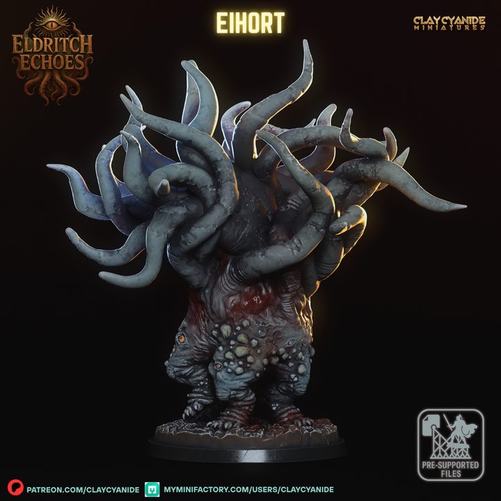 Eihort — Dark Fantasy Monsters STL miniature by Clay Cyanide