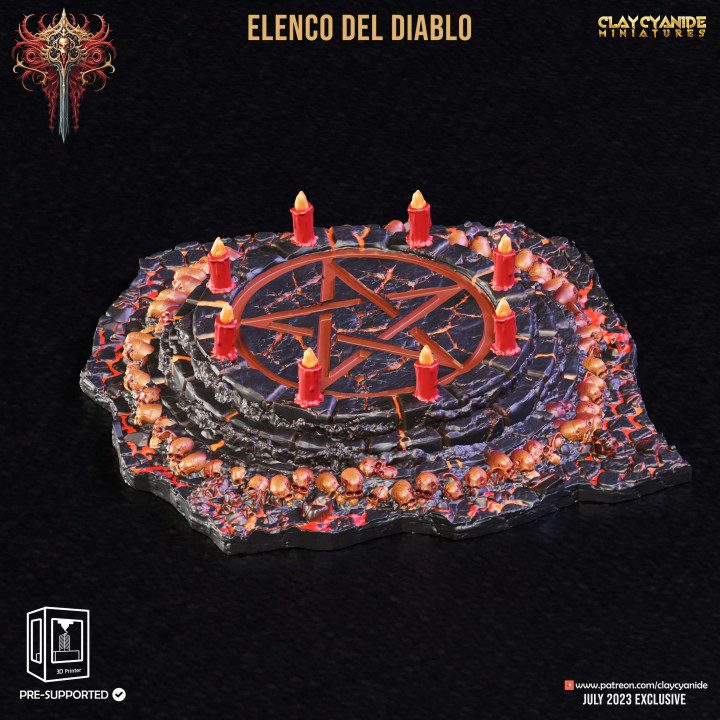 Elenco del Diablo — Ars Goetia STL miniature by Clay Cyanide