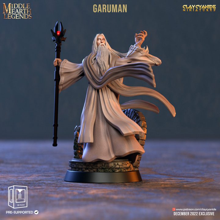 Garuman — Clay Cyanide Collection STL miniature by Clay Cyanide
