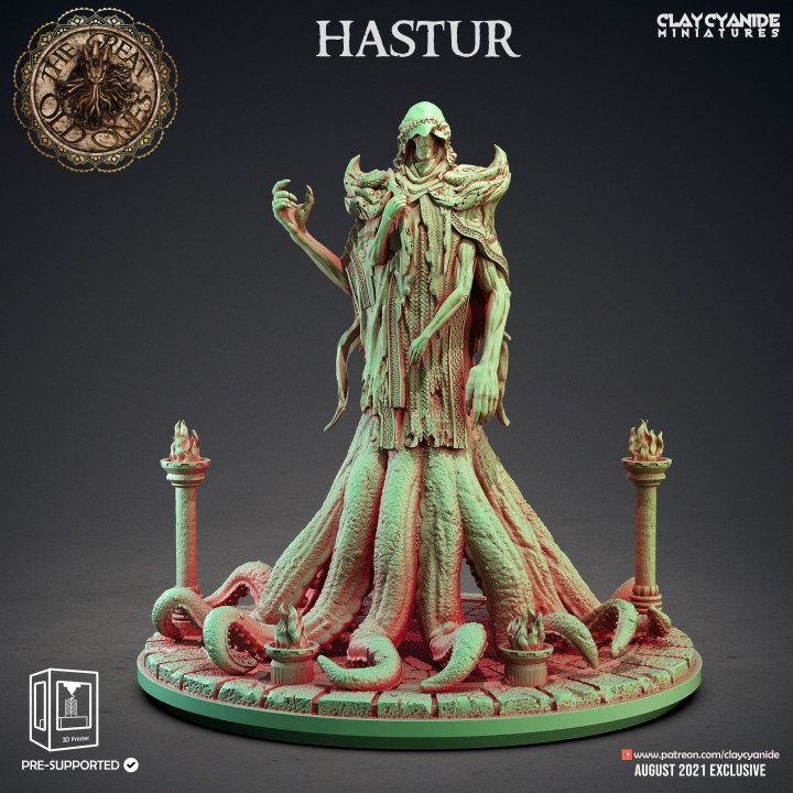 Hastur — Dark Fantasy Monsters STL miniature by Clay Cyanide