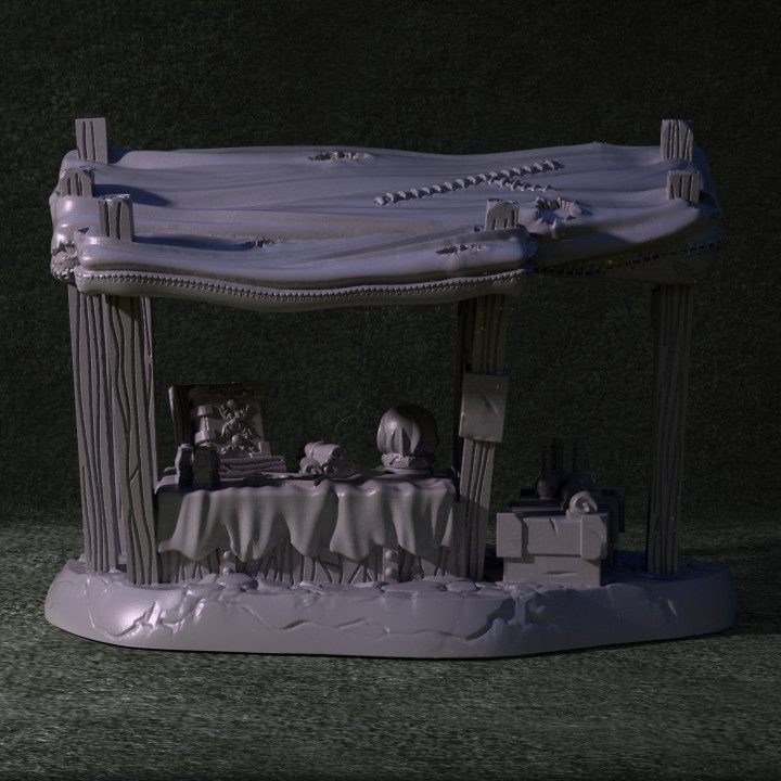 Hidden Shop — Terrain & Dungeon Props STL miniature by Clay Cyanide