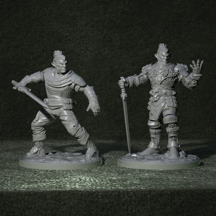 Hobgoblin Swordsman 2 — Faction Infantry & Warbands STL miniature by Clay Cyanide