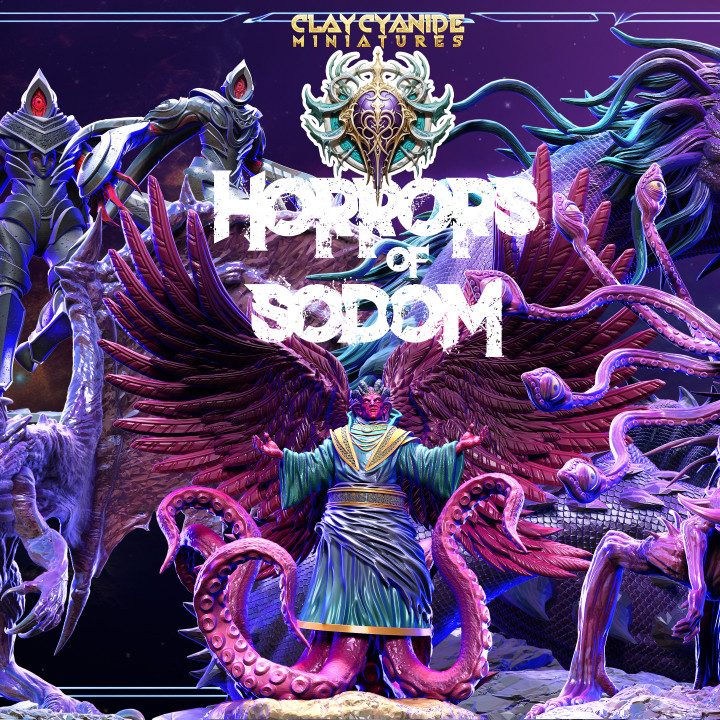 Horrors of Sodom — Dark Fantasy Monsters STL miniature by Clay Cyanide