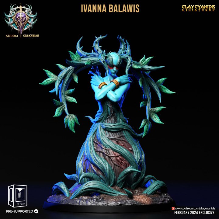 Ivanna Balawis — Fantasy Heroes & Champions STL miniature by Clay Cyanide